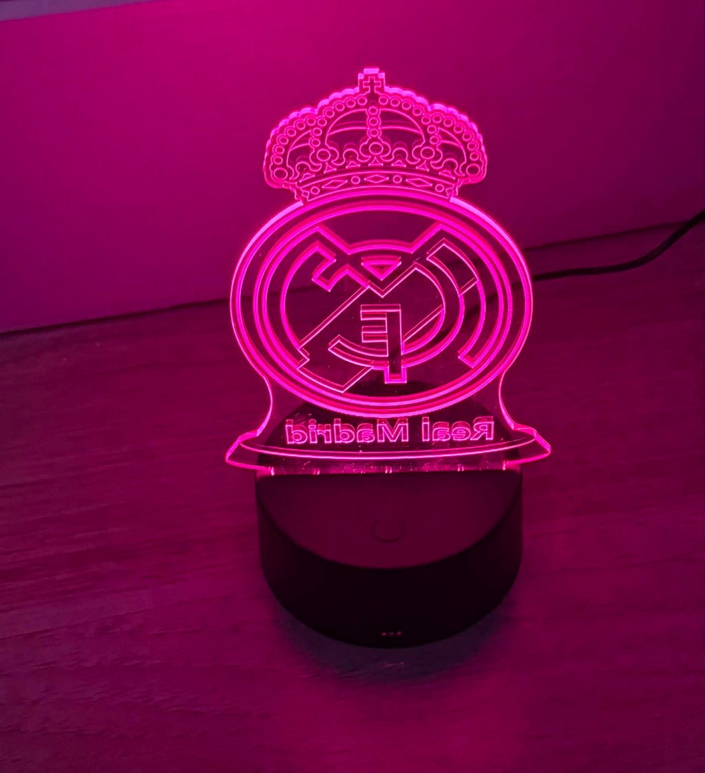Logo 3D de el Real Madrid