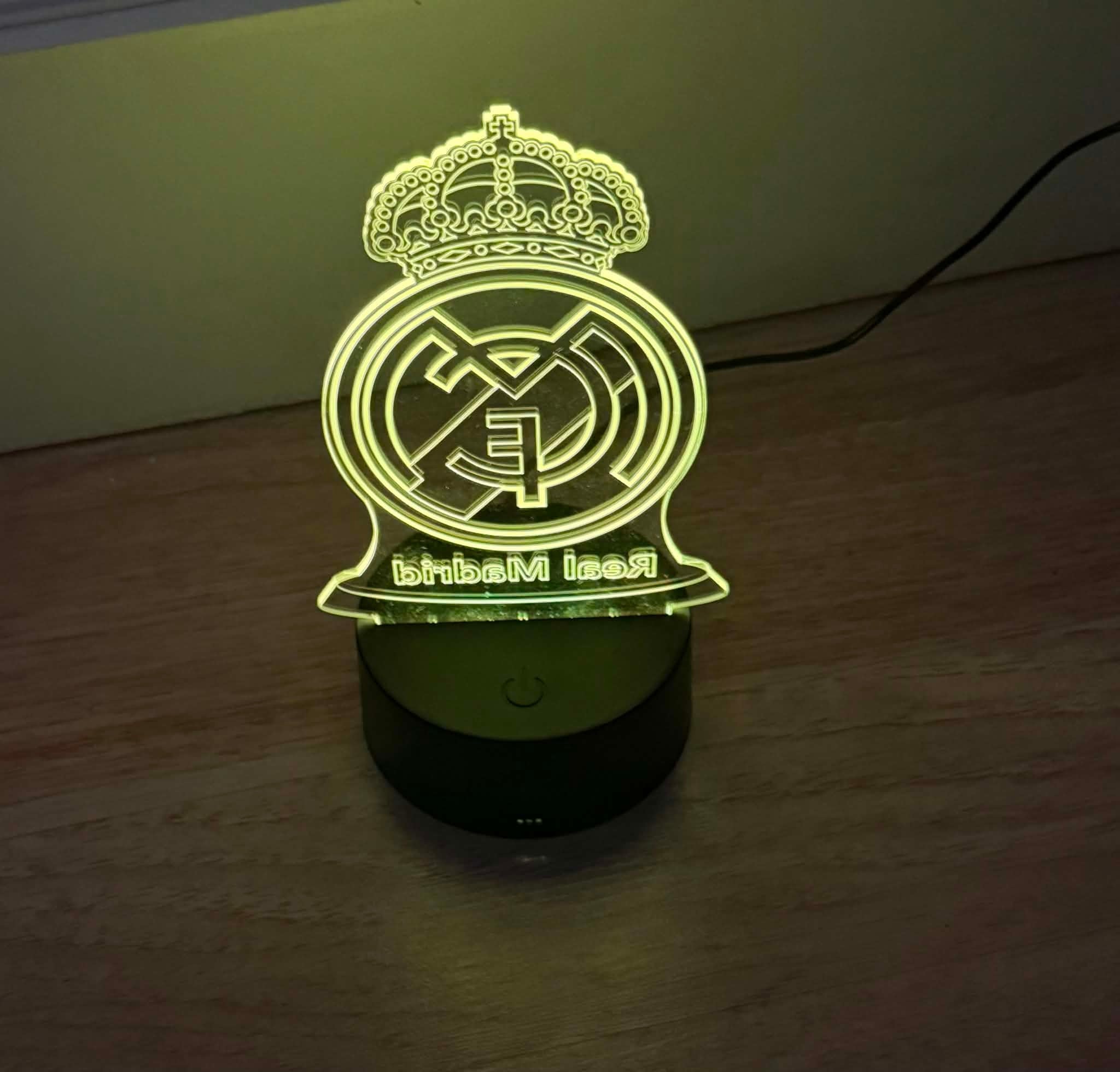 Logo 3D de el Real Madrid