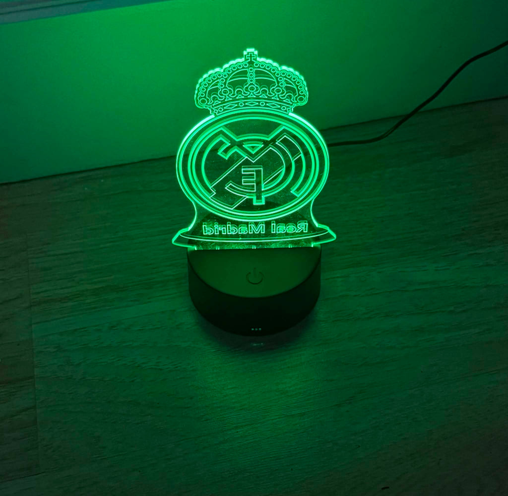 Logo 3D de el Real Madrid