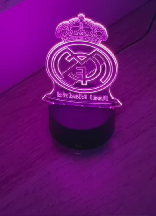 Logo 3D de el Real Madrid